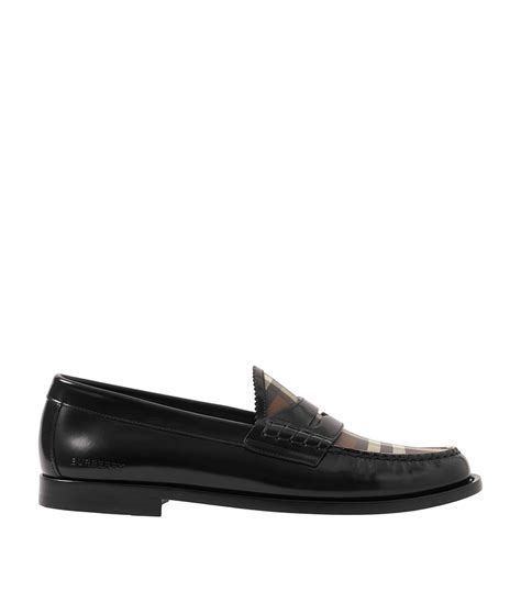 burberry pattern loafers|burberry flat shoes for women.